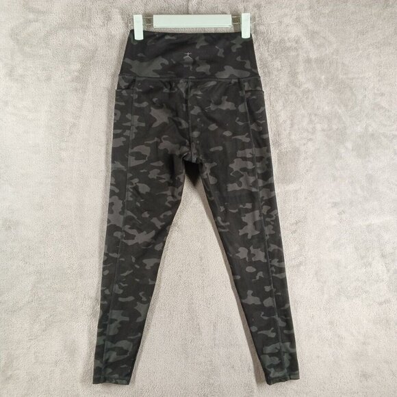 DANKSIN Women Gym Leggings Size SMALL(4-6) Camouflage Pull on Knit - Picture 7 of 10